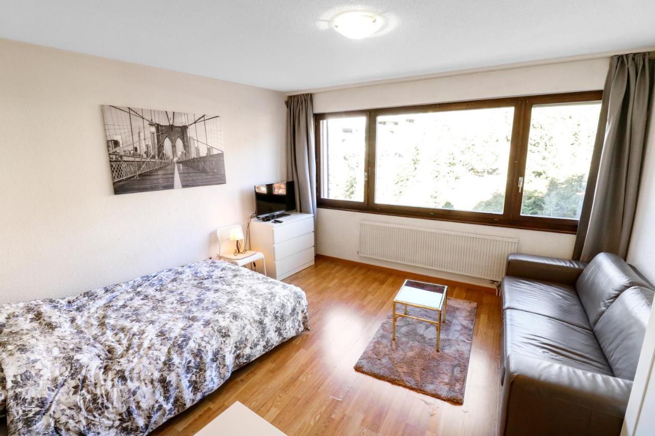 Studio Cosy Au Centre De Crans-Montana Bagian luar foto