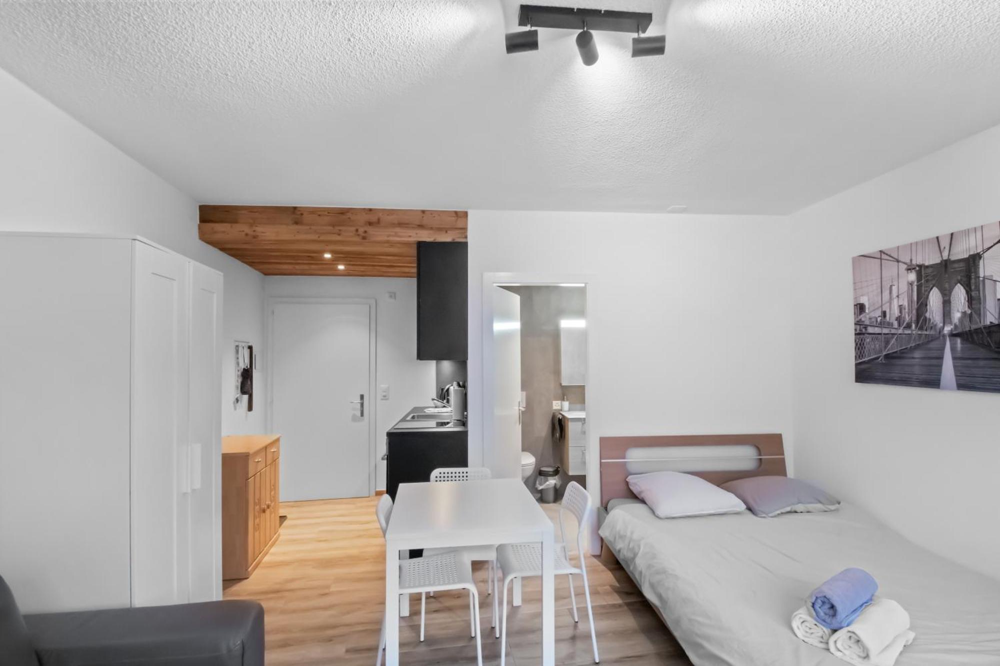 Studio Cosy Au Centre De Crans-Montana Bagian luar foto